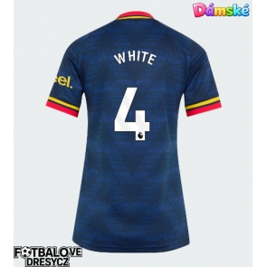 Arsenal Ben White #4 Dámské Venkovní Dres 2026-27 Krátký Rukáv Arsenal Ben White #4 Dámské Venkovní Dres 2026-27 Krátký Rukáv